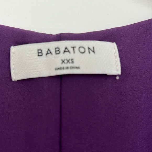 Aritzia Babaton Purple Cap Sleeve Dress XXS - Picture 3 of 6